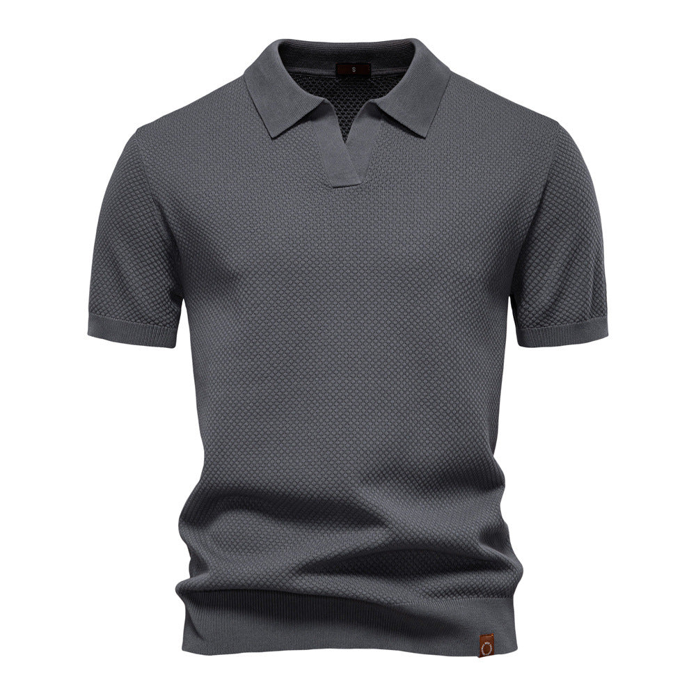 2026Summer High Quality European Size Pineapple Wool Polo