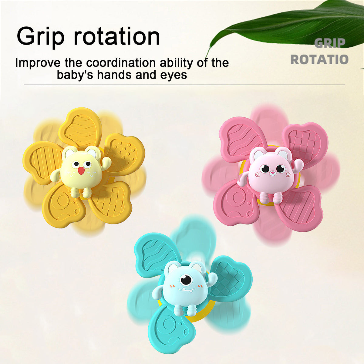 Suction Bath Spinner Toy — Spinning Top for Highchair & Bath | EN71 Certified | UK Fast Delivery