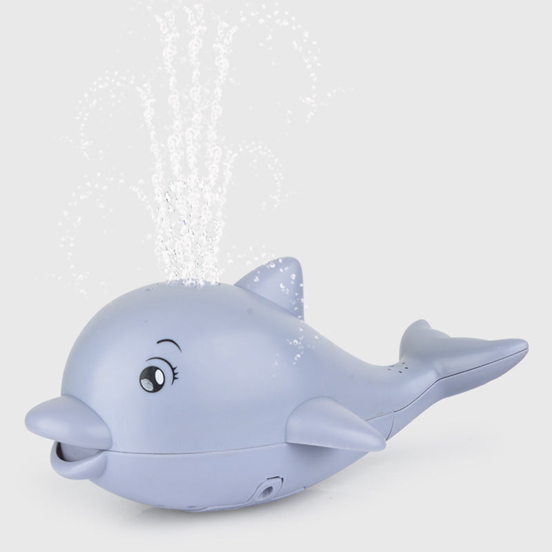 Baby Bath Toy — Electric Induction Water Spray Dolphin | EN71 Certified | UK Fast Delivery
