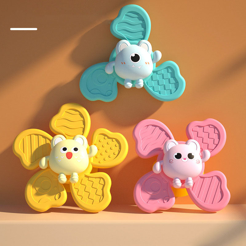 Suction Bath Spinner Toy — Spinning Top for Highchair & Bath | EN71 Certified | UK Fast Delivery