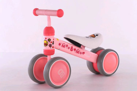 Baby Balance Bike — No-Pedal First Bike with Push Handle | EN71 Certified | UK Fast Delivery