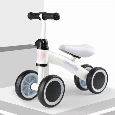 Baby Balance Bike — No-Pedal First Bike with Push Handle | EN71 Certified | UK Fast Delivery