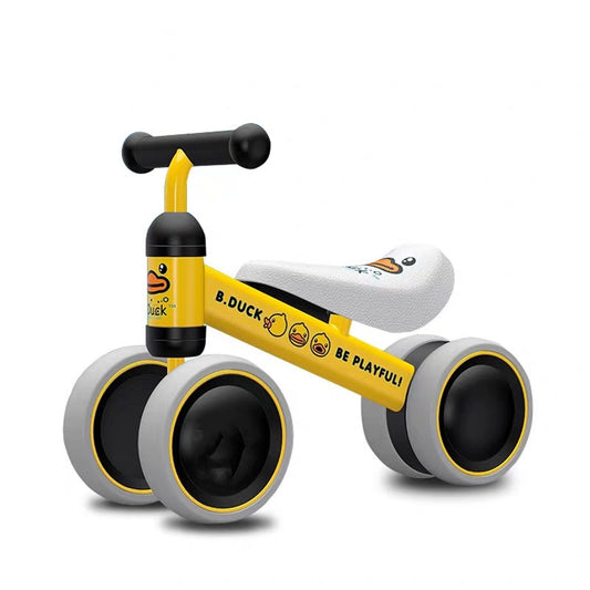 Baby Balance Bike — No-Pedal First Bike with Push Handle | EN71 Certified | UK Fast Delivery