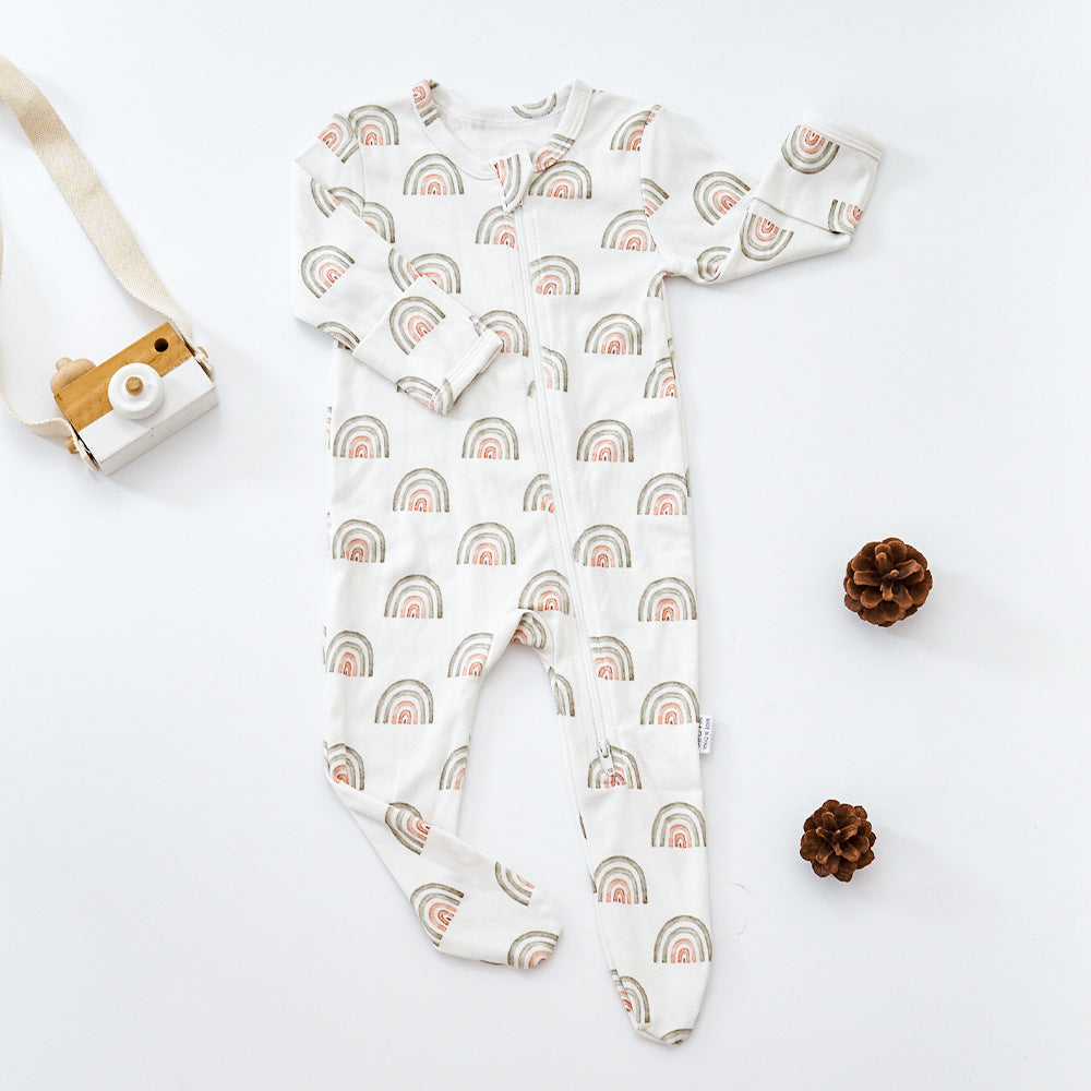 Baby Bamboo-Cotton Pajamas — Soft One-Piece Sleepsuit | Bamboo-cotton blend Certified | UK Fast Delivery