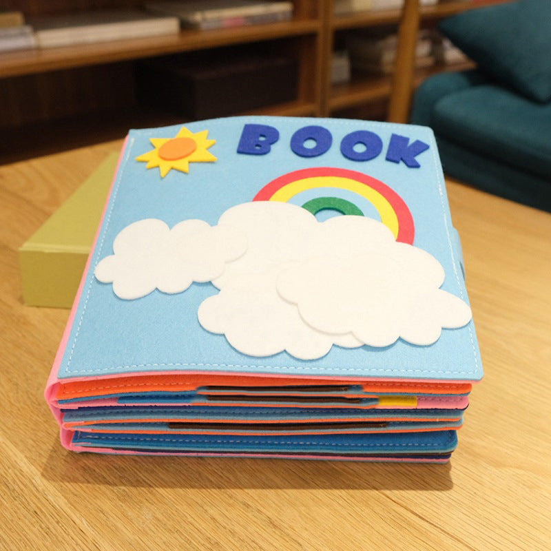 Montessori Cloth Book for Babies — Soft Fabric Activity Book | EN71 Certified | UK Fast Delivery