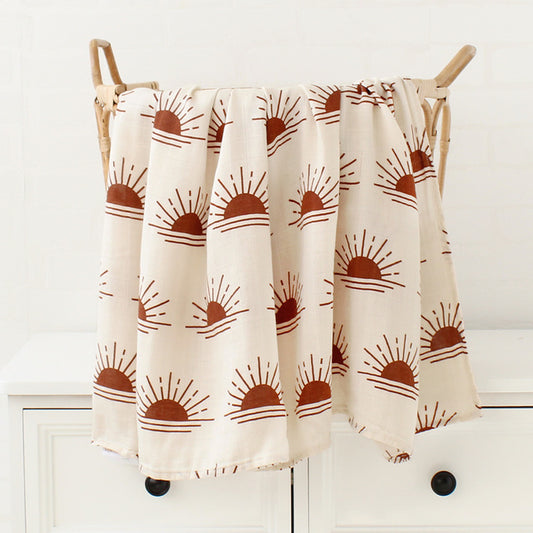 Muslin Swaddle Blanket 120×120cm — Bamboo-Cotton Baby Wrap | Bamboo-cotton Certified | UK Fast Delivery