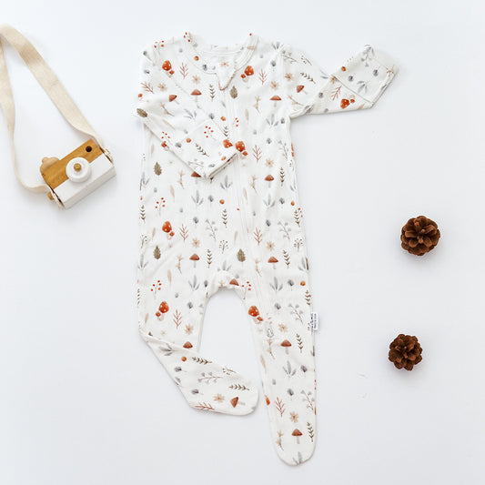 Baby Bamboo-Cotton Pajamas — Soft One-Piece Sleepsuit | Bamboo-cotton blend Certified | UK Fast Delivery