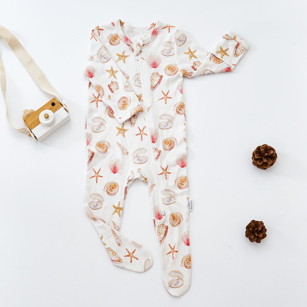 Baby Bamboo-Cotton Pajamas — Soft One-Piece Sleepsuit | Bamboo-cotton blend Certified | UK Fast Delivery