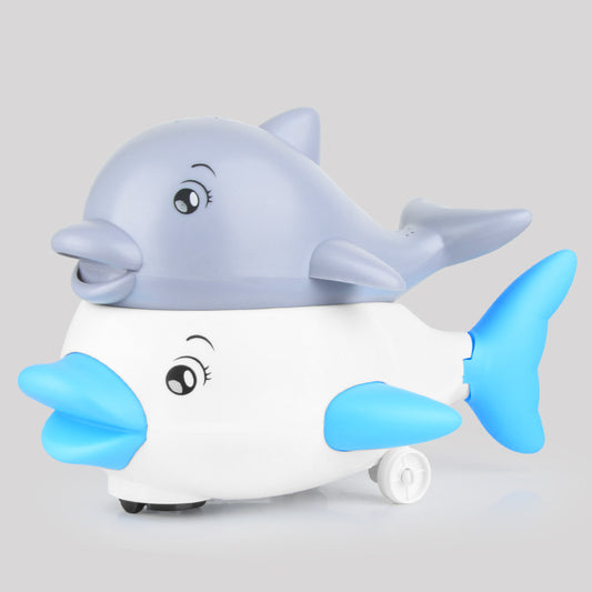 Baby Bath Toy — Electric Induction Water Spray Dolphin | EN71 Certified | UK Fast Delivery