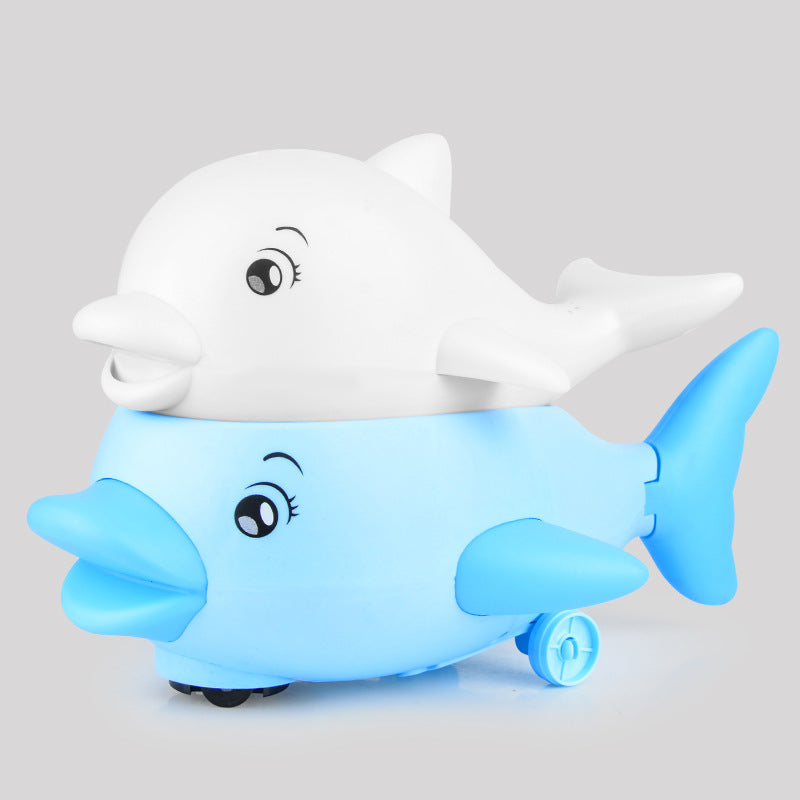 Baby Bath Toy — Electric Induction Water Spray Dolphin | EN71 Certified | UK Fast Delivery