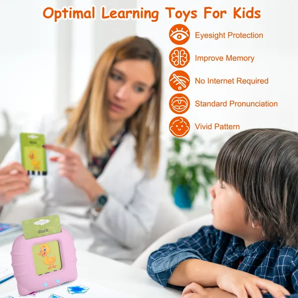 Talking Flash Cards for Toddlers — 224 Words Learning Toy | EN71 Certified | UK Fast Delivery