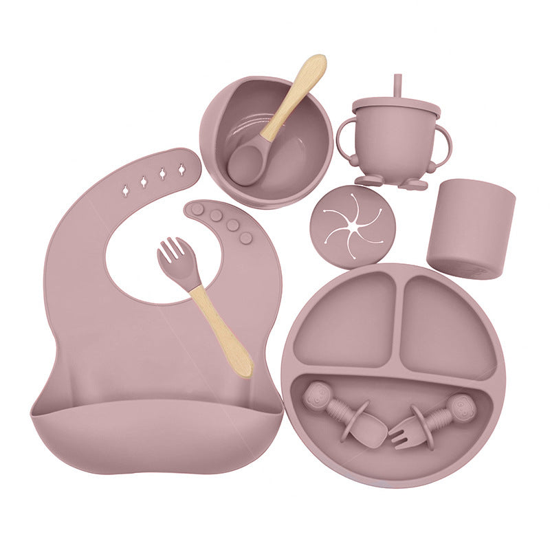 Silicone Baby Feeding Set — Complete Weaning Starter Kit | Food-grade silicone Certified | UK Fast Delivery