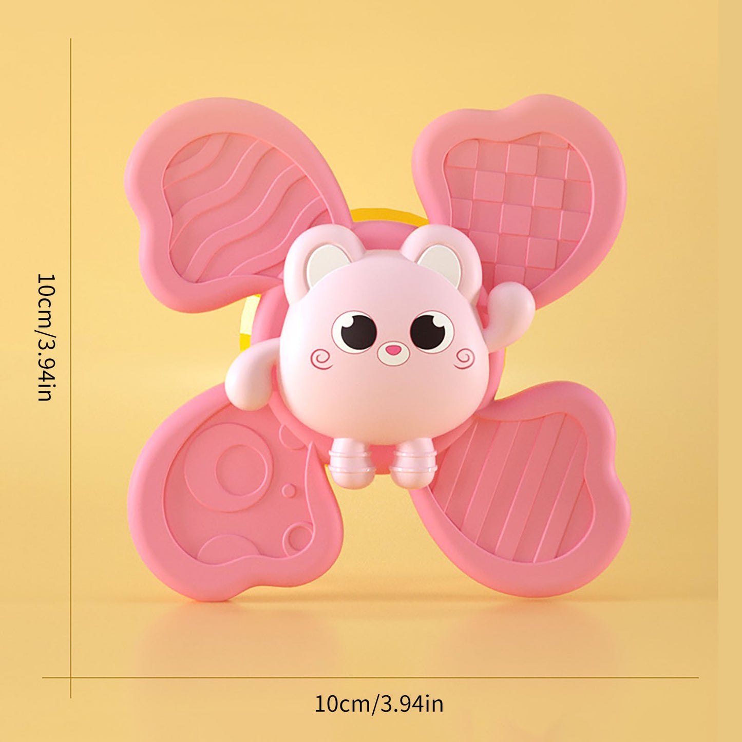 Suction Bath Spinner Toy — Spinning Top for Highchair & Bath | EN71 Certified | UK Fast Delivery